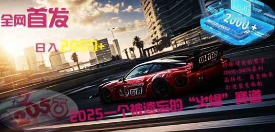 全网首发：2025一个被遗忘的“火爆”赛道轻松日入多张-启原资源站