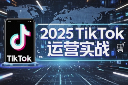 2025TikTok电商运营，掌握TikTok店铺运营核心技巧，实现低成本高转化-启原资源站
