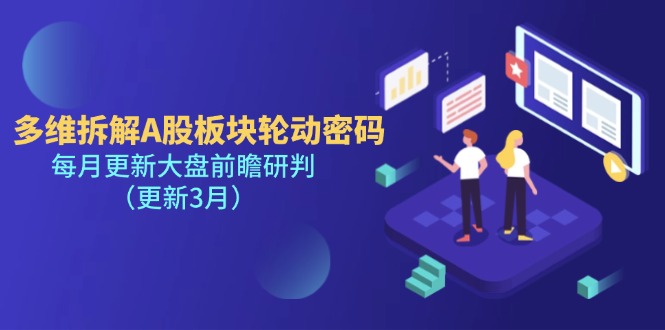 （14213期）多维拆解A股板块轮动密码，每月更新大盘前瞻研判（更新3月）-启原资源站